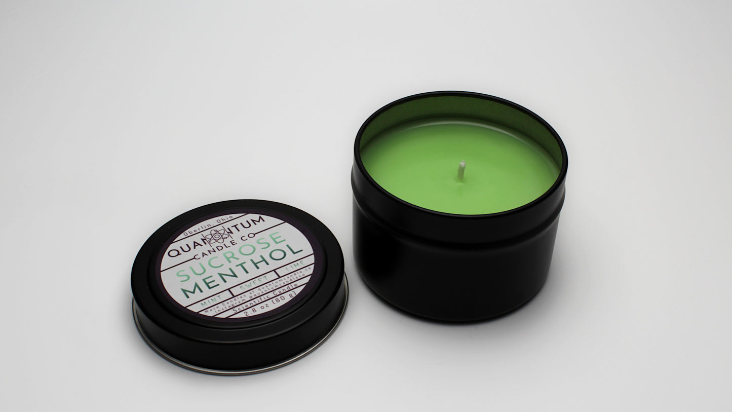 Sucrose Menthol Candle